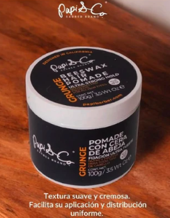 POMADA MATIZADORA PARA CABELLO Y BARBA NEGRA